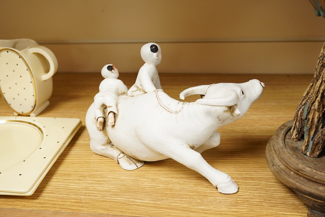 A Norris adjustable smoothing plane, stamped with Norris, London to the brass lever cap, with replacement iron, owner’s name lightly stamped to both sides of the handle, the front infill with a screw inserted down throug